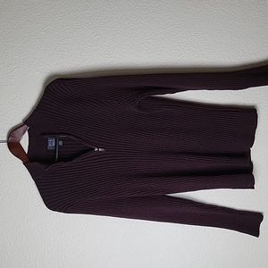 Joseph Abboud mens quarter zip sweater. Size XL. Burgundy